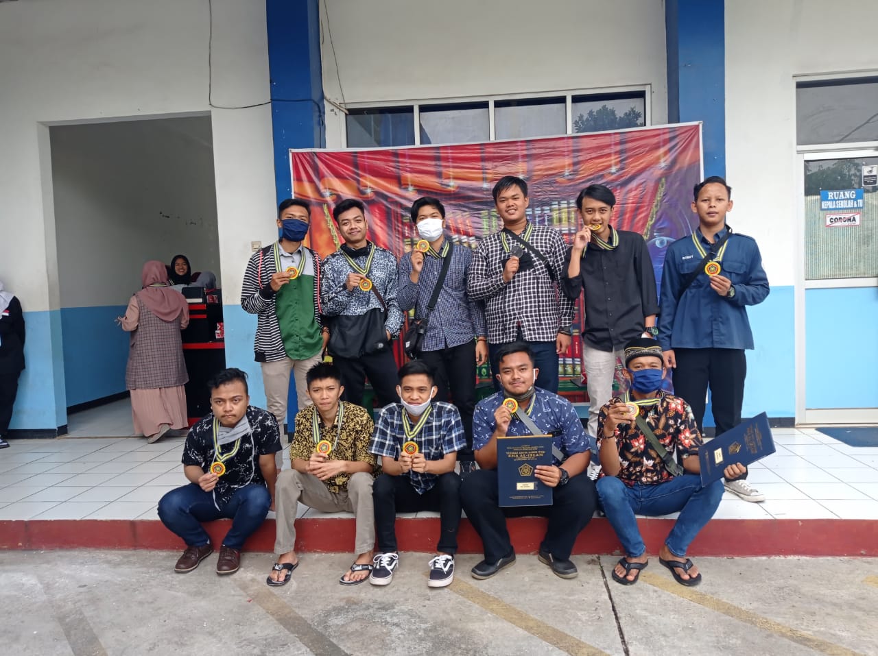 Kelulusan siswa SMA Al-Islam Dilaksanakan Sesuai Protokol Kesehatan